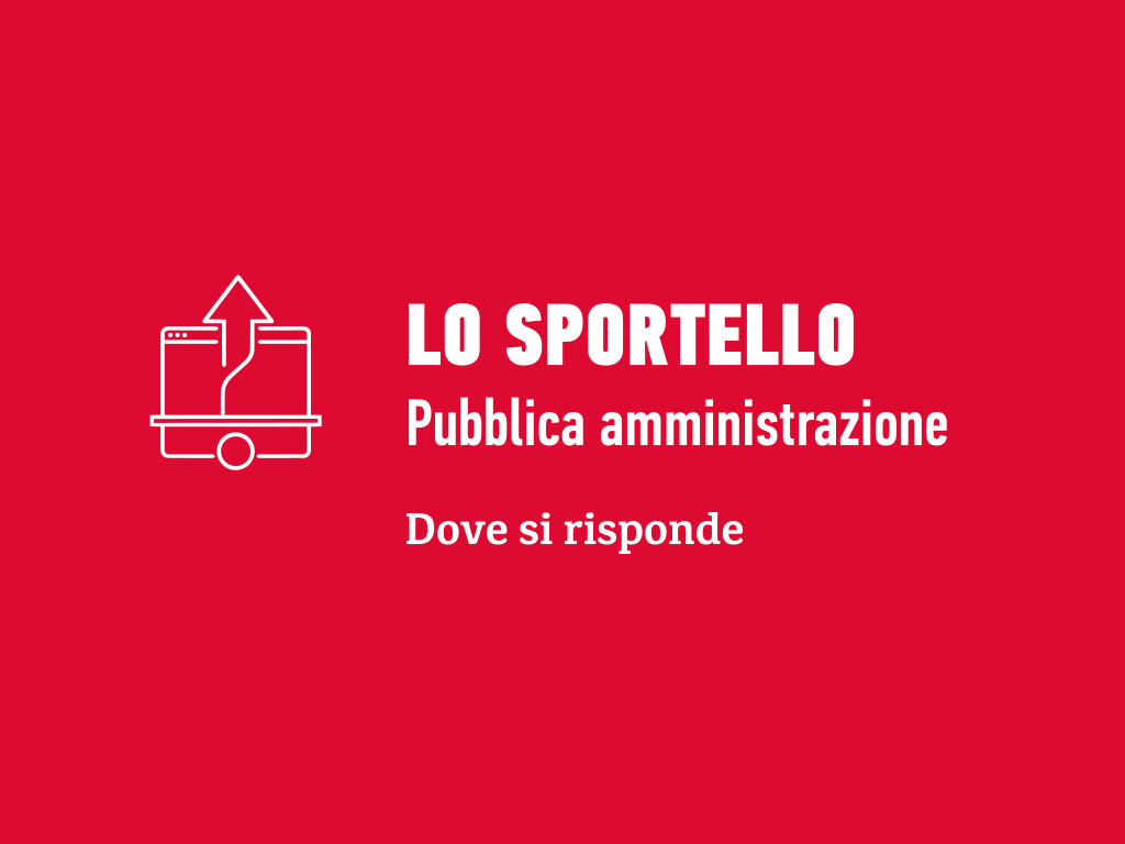 LO SPORTELLO - Pubblica amministrazione